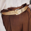 Amsterdam Heritage Metallic Iguana Textured Leather Belts