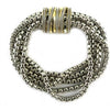 Two-Tone 5 Chain Magnetic Bracelet