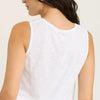 Holti Linen And Cotton White Tank