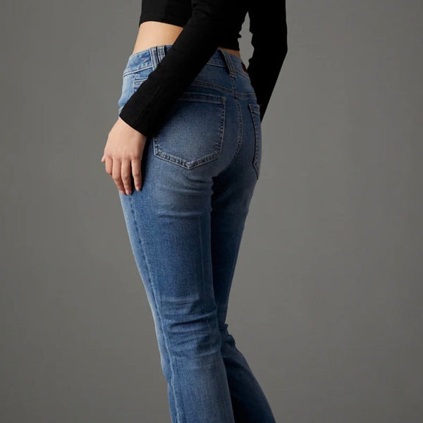 Maya Mid-Rise Boot Cut Jean
