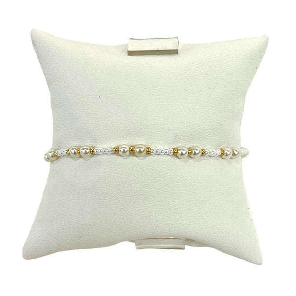 Pearl Adjustable String Bracelets
