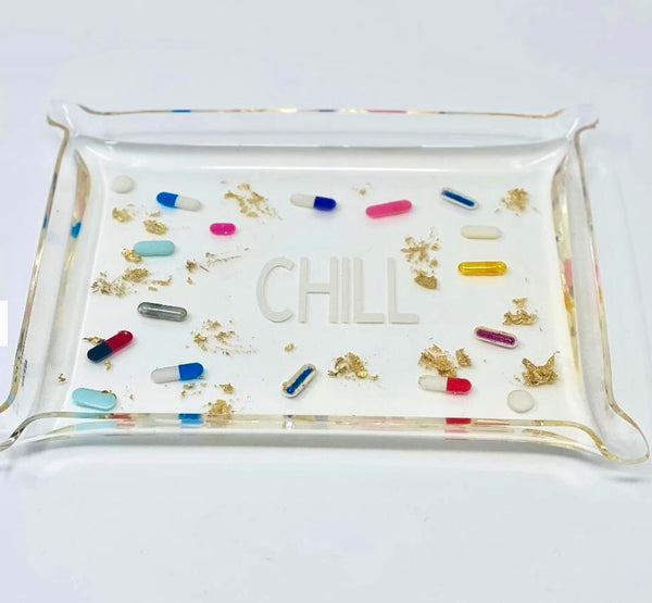 Acrylic Chill Pill Catchall Tray