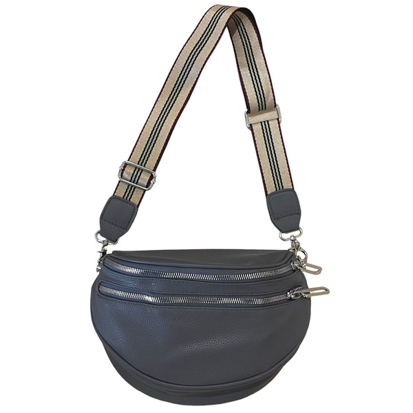 Double Zip Fanny Pack/Sling Bag