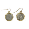 Gold & Silver Coin Earrings