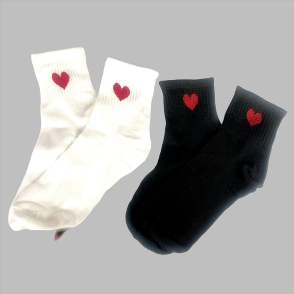 Heart Your Ankle Crew Socks