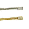 Herringbone Pave Magnetic Lock Bracelet