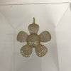 Large Pave CZ Daisy Flower Charm