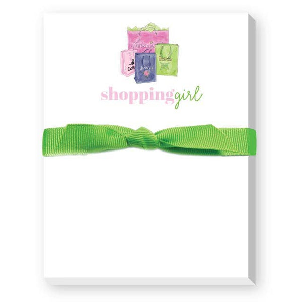 Shopping Girl Mini Notepad