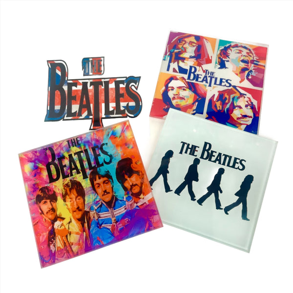 Set of Four Beatles Coasters
