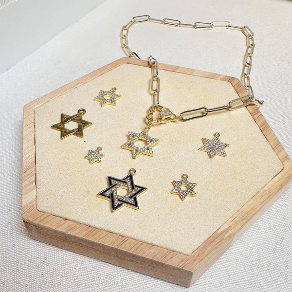 Star of David Charms