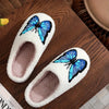 Blue Butterfly Slippers