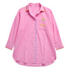 Shiraleah "Vacay/Out Of Office" Cover-Up Shirt, Pink