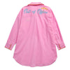 Shiraleah "Vacay/Out Of Office" Cover-Up Shirt, Pink