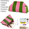 Striped Mahjong Tile Bags/Woven Clutch