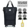 Expandable Nylon Travel Bag on Wheels