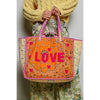 Love Bandana Quilted Tote Bag