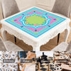 Bright and Happy Floral and Roman Mahj Mat