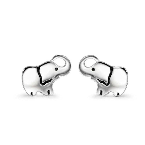 Sterling Silver Minimalist Elephant Earrings