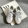 White and Black Heart Shoelaces