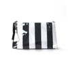 Stripes Make Me Happy Clear Coated  Bag