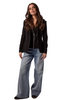 Toasty Knit Blazer With Cable Insert