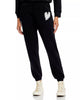 Kerri Rosenthal Black Sweatpants With White Heart