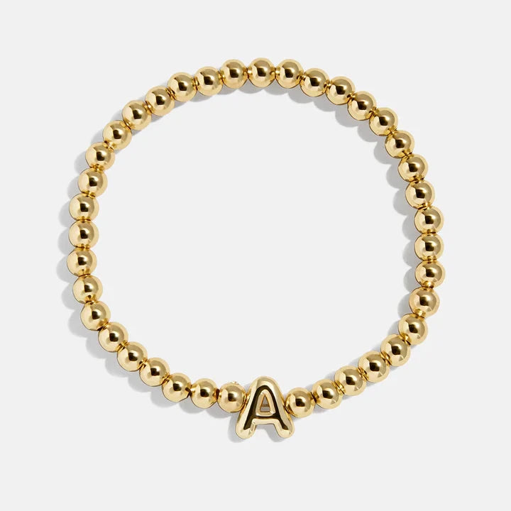 Gold Stretch Pisa Bead Bracelet