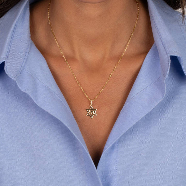 Star of David/Chai Pendant Necklace