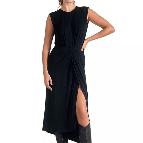 Lenox Sleeveless Front Slit Dress