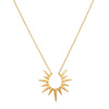 16" North Star Burst Necklace