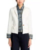 Clarissa Mixed Media Denim Jacket