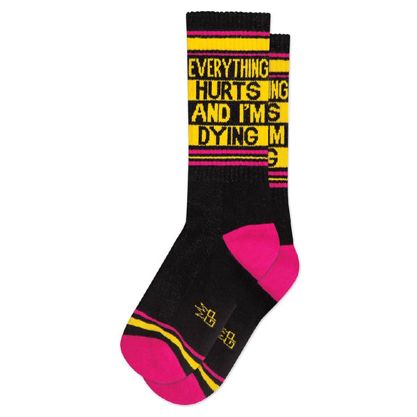 Tongue and Cheek Fun Crew Socks