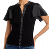 Six Fifty Maren Flutter Sleeve Top