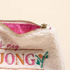 Lets Play Mahjong Teddy Pouch