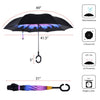 Colorful Floral Double Layer Inverted Umbrellas