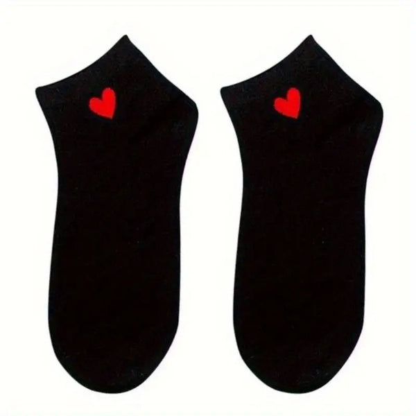 Heart Ankle and Quarter Ankle Socks