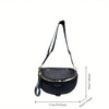 Large Crossbody/Fanny Light Scuba Cut-Out Bag