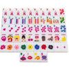 Fun Mahjong Tiles With Pink Hearts For Dots