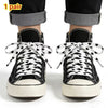 White and Black Heart Shoelaces