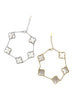 Five-Station Mother of Pearl Clover Bracelet