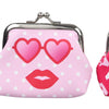 Heart Hands & Sunglasses Patterned Coin Purse