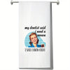 Retro Inspired Funny Kitchen Towel