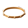 Gold Plated Ball Bangles