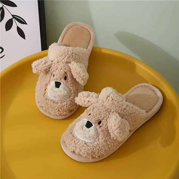 Plush Cutie Teddy Bear Slippers
