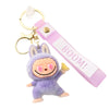 Yoga Posing Monster Keychain