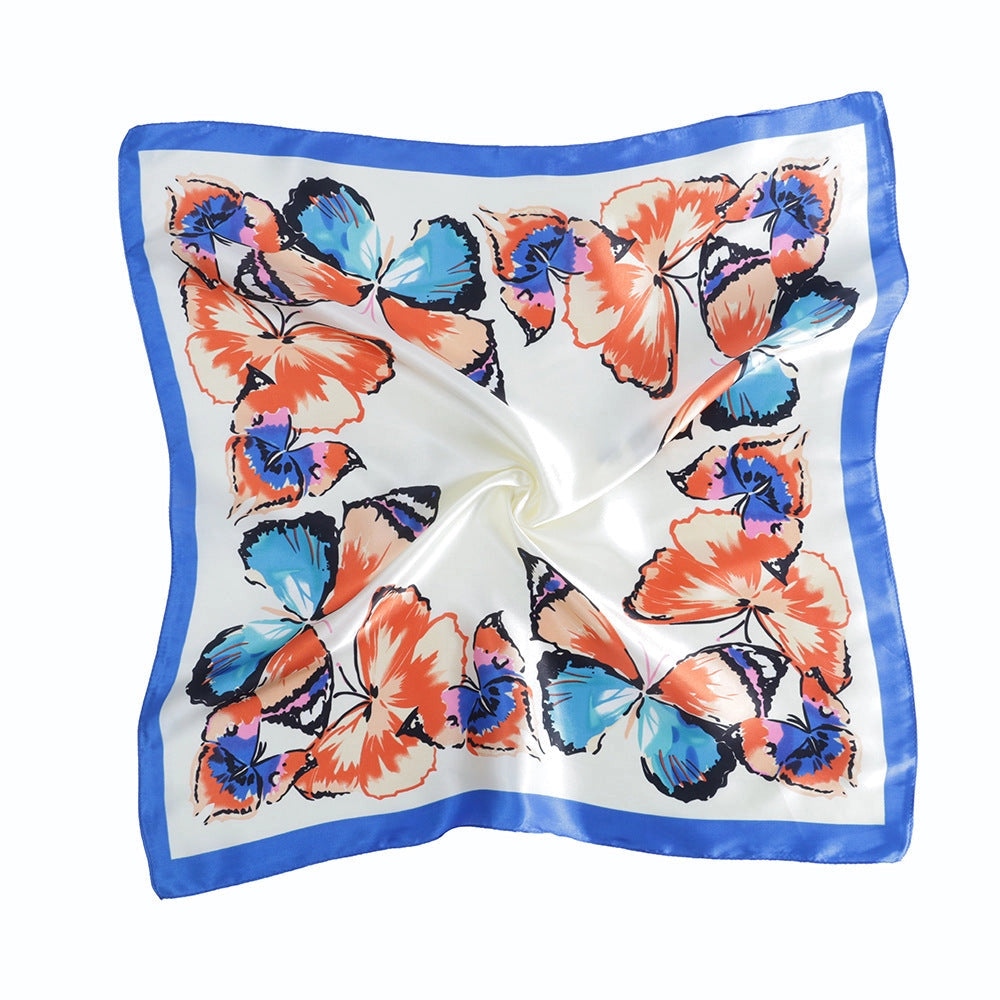 Colorful Butterfly Square Scarf