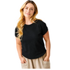 Wanda Hi Lo Curved Hem T- Shirt