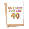 Funny Milestone  Birthday Card