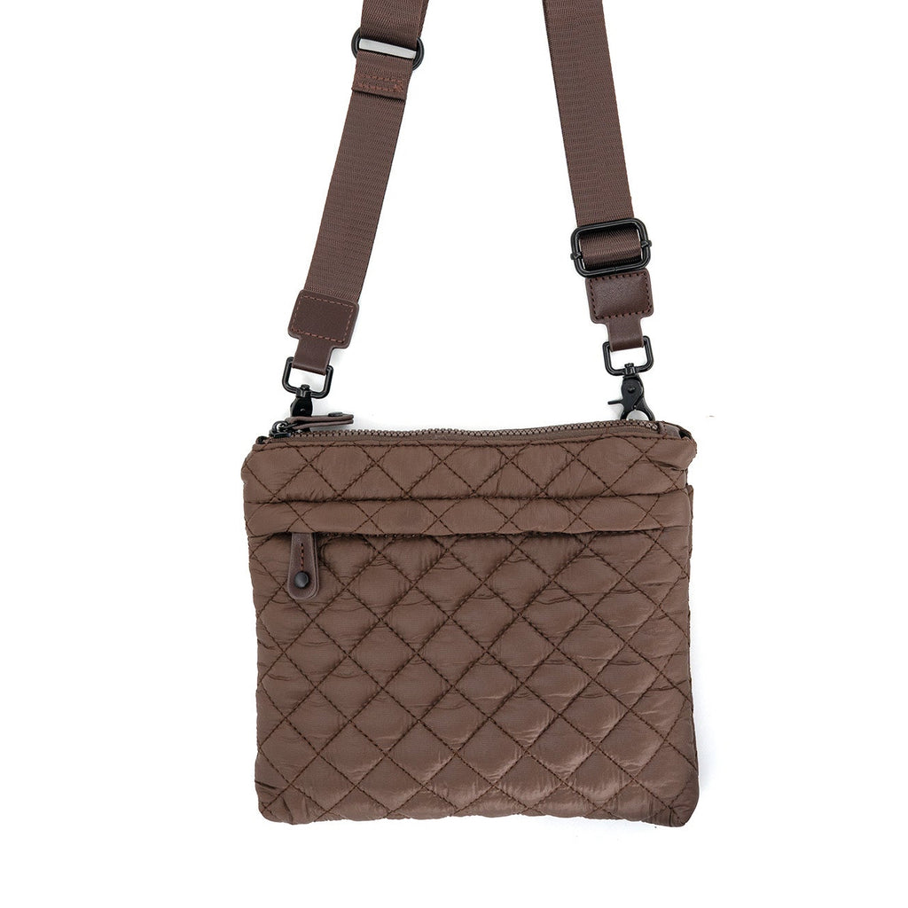 On The Go Quilted Crossbody Bag