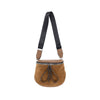 Cute Saddlebag With Faux Suede